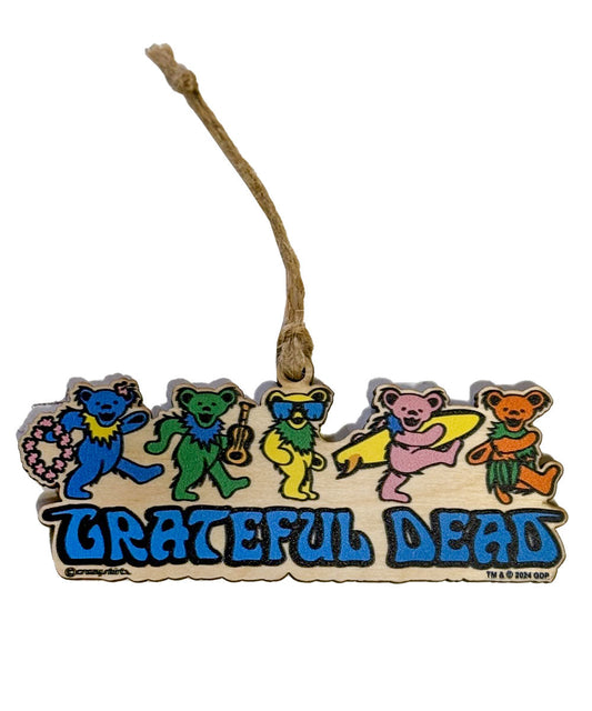 Grateful Dead Hula Bears - Maplewood Ornament