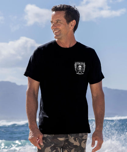 Dad To The Bone - Jet Black Short Sleeve Pima T-Shirt