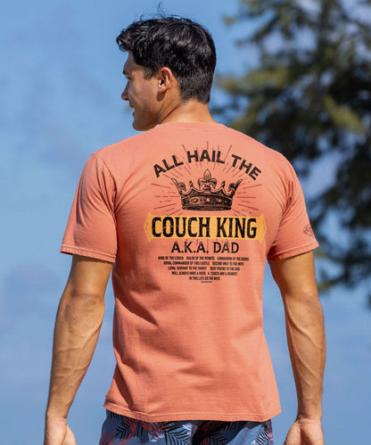 Couch King - Chile Dyed Short Sleeve Crewneck T-Shirt