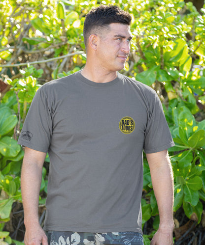 Dads Tours No Map - Crater Dyed® Short Sleeve Crewneck T-Shirt