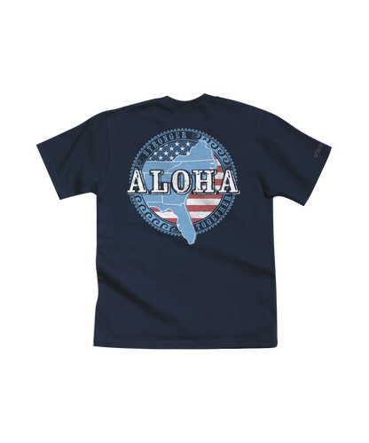 Aloha Stronger Together - Navy Short Sleeve Crewneck T-Shirt