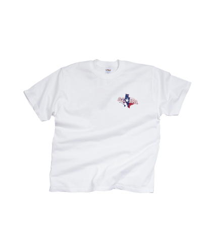Aloha For Texas - White Short Sleeve Crewneck T-Shirt