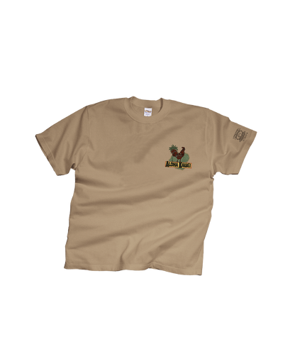 Aloha For Kauai - Kona Coffee Dyed Short Sleeve Crewneck T-Shirt
