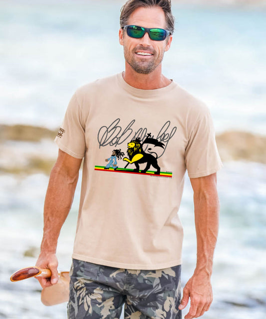 Bob Marley Sweet Walk - Kona Coffee Dyed Short Sleeve Crewneck T-Shirt