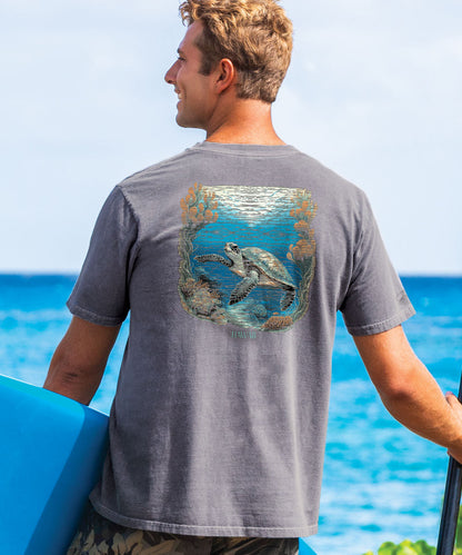 Honu Kai Scenic - Crater Dyed® Short Sleeve Crewneck T-Shirt